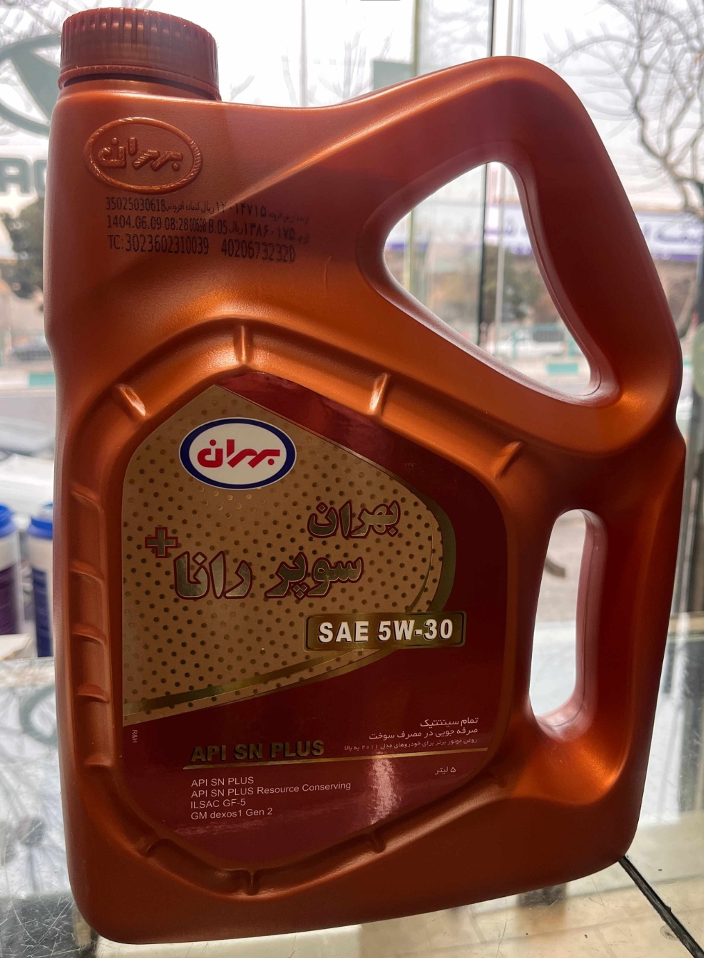 روغن موتور بهران سوپر رانا 5w40 (پنج لیتری) SN/CF