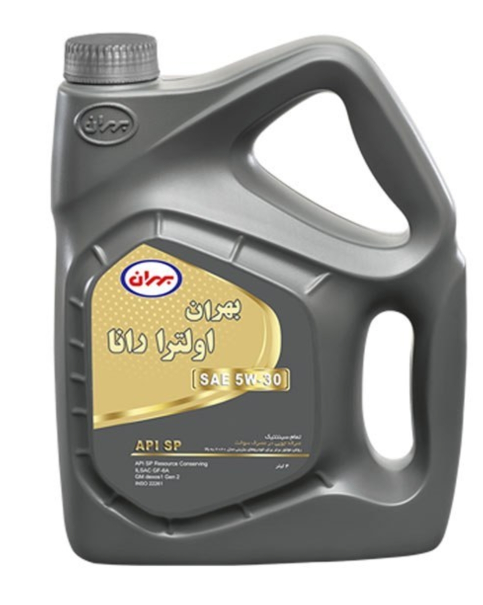 روغن موتور بهران اولترا رانا 5W-30 سطح کیفی SP (۴ لیتری)